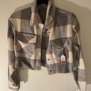 Small Cropped Sweater Jacket